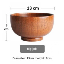 Bol Ă soupe japonais en bois massif