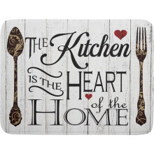 Tapis égouttoir réversible 40 x 45 cm, style campagnard