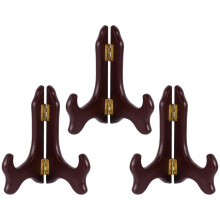 Support à ustensiles en bois pour disque, lot de 3