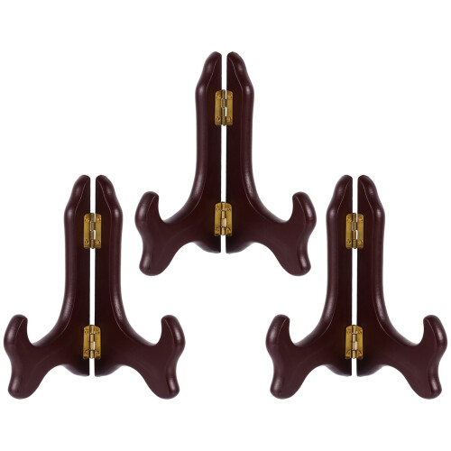 Support à ustensiles en bois pour disque, lot de 3