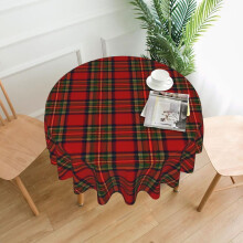 Toalha de mesa retangular de Natal, macia e resistente à água.