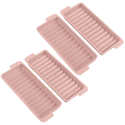Eisstielform mit Deckel, 2 Stück, lebensmittelecht, BPA-frei