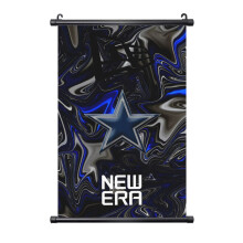 Cowboys Football Team PVC Wall Art Black Axis Hanging