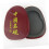 Pedra de tinta de caligrafia chinesa com tampa de grão de madeira, placa de tinta esculpida tradicional de 5 polegadas 6