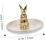 Δίσκος κοσμημάτων κουνελιού Nordic Ceramic Gold Plated Home Decor Stand Display Table 2