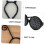 Σετ κορδέλας για το Cosplay Black Bug Antenna με ελαφρύ και αθλητικό αξεσουάρ για πάρτι 3