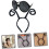 Σετ κορδέλας για το Cosplay Black Bug Antenna με ελαφρύ και αθλητικό αξεσουάρ για πάρτι 6