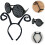 Σετ κορδέλας για το Cosplay Black Bug Antenna με ελαφρύ και αθλητικό αξεσουάρ για πάρτι 8