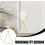 Decorative Crystal Balls Stand Crystal Ball Stand Golden Iron Creative Appearance Practical Desktop Display 3