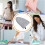 Handheld Ironing Board Mini Household Ironing Board with Smooth Surface Hanging Loop Polyester Sponge 6