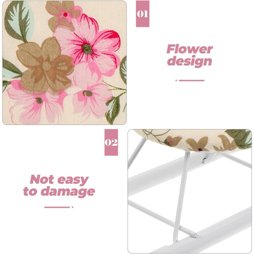Foldable Ironing Board Portable Ironing Board Compact Design Foldable Steel Rest Cloth Steel Plastic 2