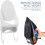 Wall Mounted Space-Saving Ironing Board Holder Laundry Room 7