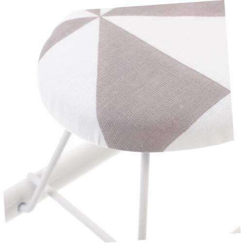 Small Ironing Board Tabletop Ironing Stool Oval Shaped Panel Cloth Steel Foldable Space-Saving Design 2