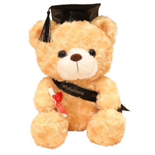 Graduation Plush Bear Doll with Diploma and Sash 1