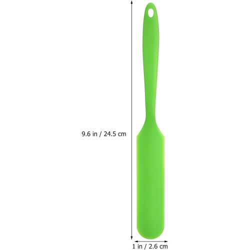 Kleiner Silikonspatel mit doppelseitigem Design und ergonomischem, komfortablem Griff 1