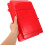Outdoor Mailbox Wall Mount Plastic Mailbox Red Stylish Simple Design Proper Storage 4