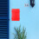 Outdoor Mailbox Wall Mount Plastic Mailbox Red Stylish Simple Design Proper Storage 5