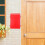 Outdoor Mailbox Wall Mount Plastic Mailbox Red Stylish Simple Design Proper Storage 7