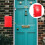 Outdoor Mailbox Wall Mount Plastic Mailbox Red Stylish Simple Design Proper Storage 8