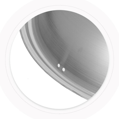 Edelstahl-Topfdeckel mit hitzebeständigem Griff, wiederverwendbarer Multifunktions-Dichtungsdeckel 2