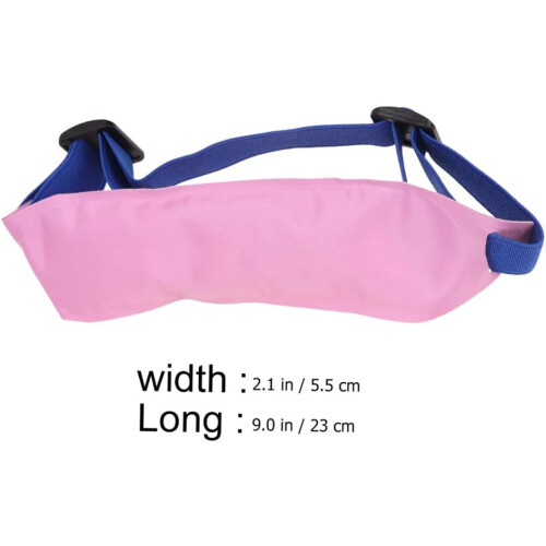 Cooling Ice Headband Adjustable Strap, Reusable Pink Gel Ice Pack for Hot Cold Therapy 1