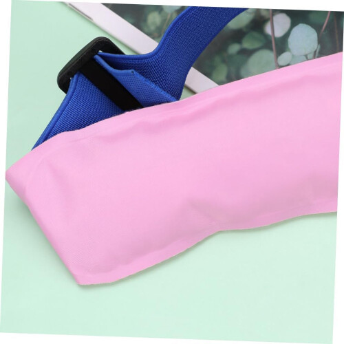 Cooling Ice Headband Adjustable Strap, Reusable Pink Gel Ice Pack for Hot Cold Therapy 2