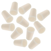 Bouchon en silicone blanc pour flacon, tube de laboratoire