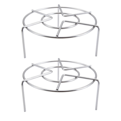 Grille de cuisson vapeur en acier inoxydable (2 pièces)