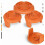 SeekLGT Worx Weed Eater String Spool Cap WA6531 (lot de 4) 1