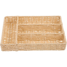 Panier de rangement pour table basse, plateau à couverts, 1 pièce