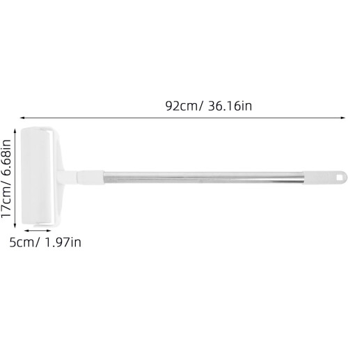 Large Extendable Pet Hair Lint Roller 16cm Sticky Rollers Long Handle Reusable Sticky Picker 1