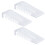 3er-Pack transparente Türstopper aus Kunststoff 3