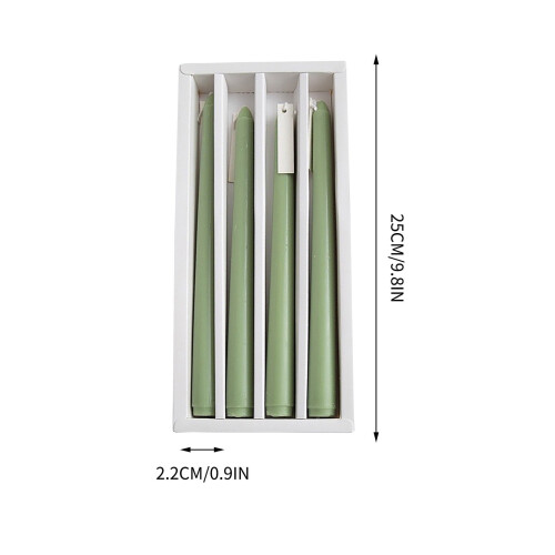 Candele profumate affusolate per aromaterapia, 4 pezzi 1