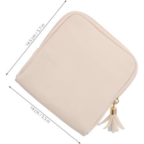 Mini neceser para guardar joyas con múltiples compartimentos para viajes. 1