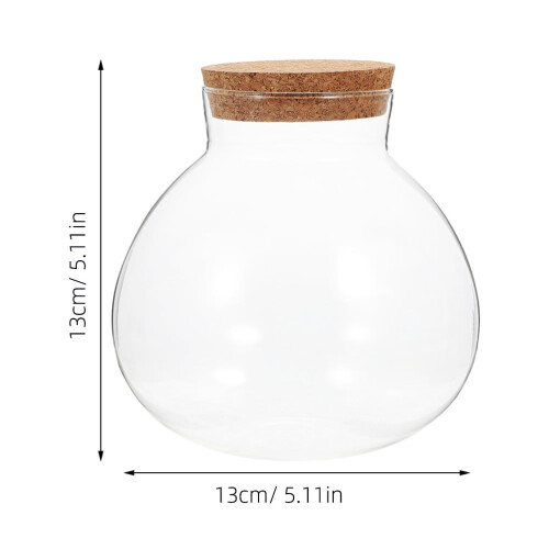 Σφαιρικό γυάλινο βάζο Terrarium για διακόσμηση σπιτιού και DIY, 1