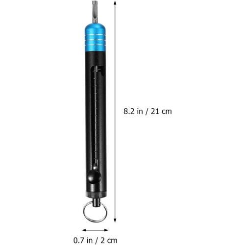 Fishing Hook Remover Tool Fishhook Disgorger Blue Sturdy Decoupling Device 1