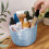 Panier de rangement de bureau imitation rotin (1 pièce) 4