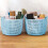 Panier de rangement de bureau imitation rotin (1 pièce) 5