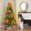 Yellow Velvet Christmas Tree Bows, 2 Pack 2