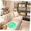 Round Ice Mat Car Gel Cooling Pad Pattern Cooling Cushion Summer Pad 4
