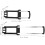Carry Luggage Handle Telescoping Replacement for Suitcase Travel Use Extendable Pull Handle Material 2