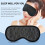 Magnetic Sleeping Eye Mask Black Protective Blindfold Sleep Mask Comfortable Coverage for Travel and Rest 7