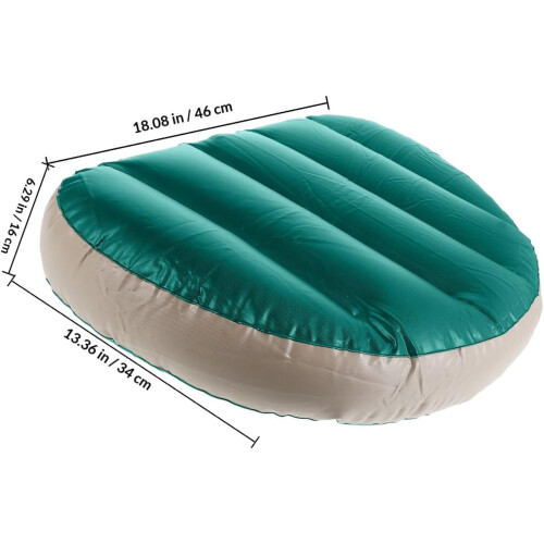 Almofada inflável do assento do caiaque 46x34cm almofada impermeável do assento do barco 1