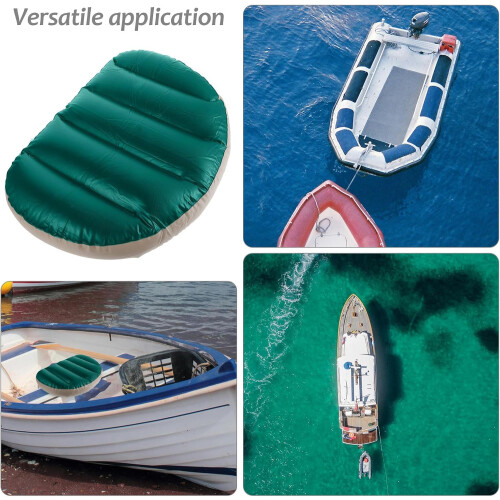 Almofada inflável do assento do caiaque 46x34cm almofada impermeável do assento do barco 2