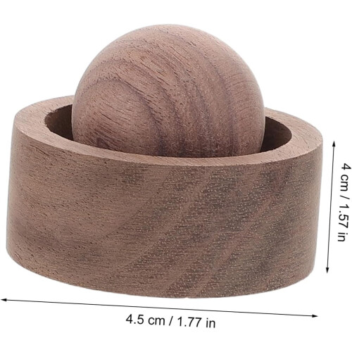 Houten aromatherapie diffuser met draagbaar ontwerp en continue aromaverspreiding. 1