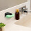Porte-savon magnétique pour douche, support mural en ABS noir 5