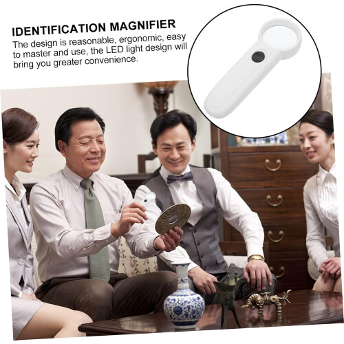 Handheld Reading Magnifier Led Light Magnification for Reading Inspecting Crafting 2
