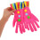 Fargerike Dot Stripe Clown Hansker for Voksne Elastisk Mykt Cosplay Tilbehør 4