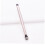 Professioneller Make-up-Pinsel mit Nylonborsten, 1er-Pack, doppelseitiger Kosmetikpinsel 3