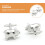 Soporte cervical ajustable de espuma viscoelástica, color gris oscuro. 4